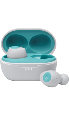 Bluetooth-гарнитура JBL T115TWS, мятная  фото, kupilegko.ru