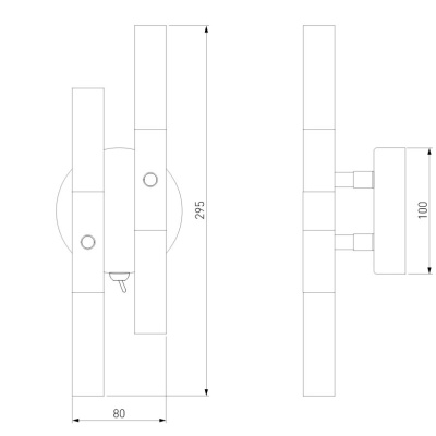 Бра, светильник настенный накладной Bogates 347/4  фото, kupilegko.ru
