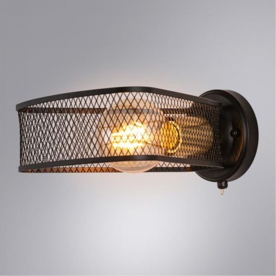 Бра, светильник настенный накладной Arte Lamp A7044AP-1BK  фото, kupilegko.ru