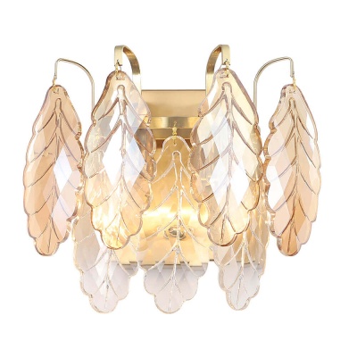 Бра, светильник настенный накладной Crystal Lux Trevi AP2 Brass  фото, kupilegko.ru