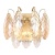 Бра, светильник настенный накладной Crystal Lux Trevi AP2 Brass  фото, kupilegko.ru