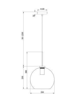 Подвесной светильник Freya Bravis FR8003PL-01BS  фото, kupilegko.ru