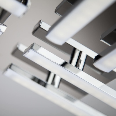 Потолочный светильник Eurosvet 90040/8 хром  фото, kupilegko.ru