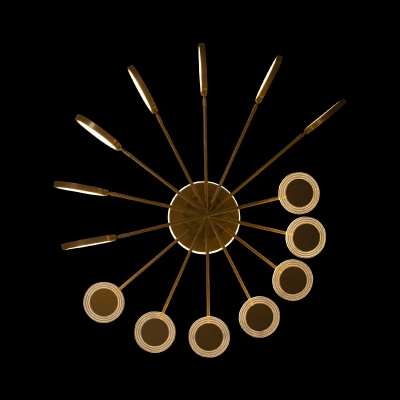 Потолочная светодиодная люстра Loft IT 10164L Gold  фото, kupilegko.ru