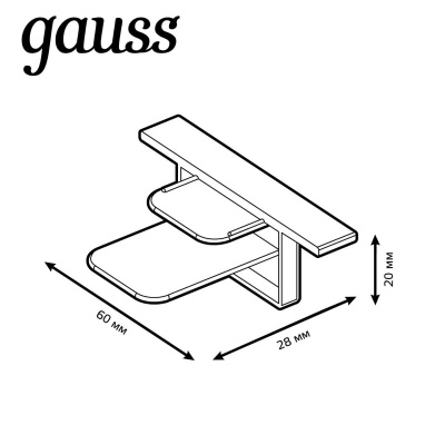 Заглушка Gauss TR144  фото, kupilegko.ru