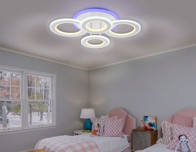 Потолочная светодиодная люстра Ambrella light FA8801  фото, kupilegko.ru