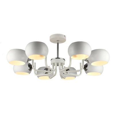 Потолочная люстра IMEX MD.4914-8-S WH+CH  фото, kupilegko.ru