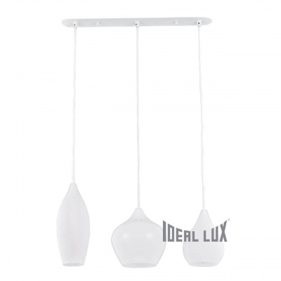 Подвесной светильник Ideal Lux Soft SP3 Bianco 111858  фото, kupilegko.ru