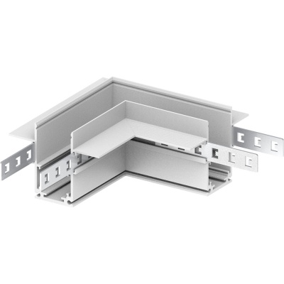 Соединитель угловой Feron белый LD2004 41981  фото, kupilegko.ru