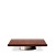 Horizonte Walnut Стол кофейный H21 см Minotti  фото, kupilegko.ru