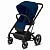 Прогулочная коляска с дождевиком Balios S Lux SLV Navy Blue  фото, kupilegko.ru