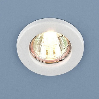 Встраиваемый светильник Elektrostandard 9210 MR16 WH белый 4690389055560  фото, kupilegko.ru