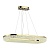 Подвесная светодиодная люстра Gerhort G21126/1B BRS CL  фото, kupilegko.ru