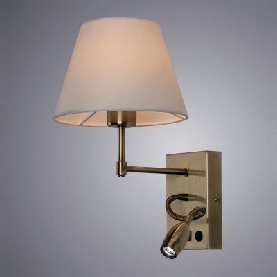 Бра, светильник настенный накладной Arte Lamp A2581AP-2AB  фото, kupilegko.ru