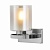 Бра, светильник настенный накладной Lumina Deco LDW 1220-1 CHR+WT  фото, kupilegko.ru