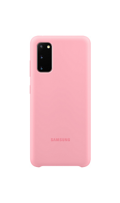 Чехол-крышка Samsung EF-PG980TPEGRU для Galaxy S20, силикон, розвый  фото, kupilegko.ru