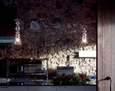 Подвесной светильник Bover Twins 01 Red  фото, kupilegko.ru