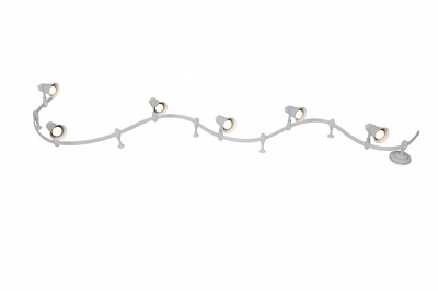 Трековая система Arte Lamp Rails A3057PL-6WH  фото, kupilegko.ru