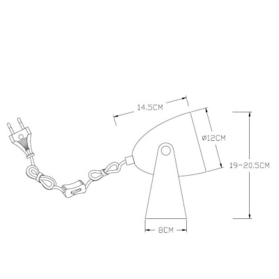 Настольная лампа Lucide Chago 45564/01/31  фото, kupilegko.ru
