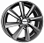 Литые колесные диски Carwel Селигер 6x16 4x100 ET50 D60.1 Чёрный глянцевый с полированной лицевой частью (102608)  фото, kupilegko.ru