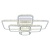 Потолочная светодиодная люстра Profit Light 8088/8 WHT  фото, kupilegko.ru