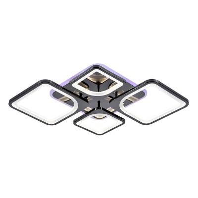 Потолочная светодиодная люстра Profit Light 8057/2+2 PBK  фото, kupilegko.ru
