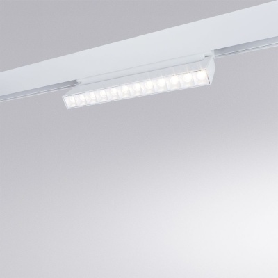 Трековый светодиодный светильник Arte Lamp Linea A4648PL-1WH  фото, kupilegko.ru