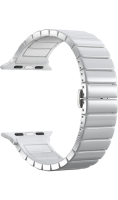Ремешок  Deppa Band Ceramic для Apple Watch 38/40 mm, керамический, белый  фото, kupilegko.ru