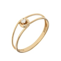 Золотое кольцо, золото, бриллиант, A11038576  фото, kupilegko.ru