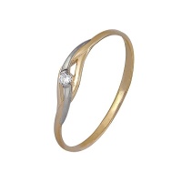 Золотое кольцо, золото, бриллиант, A1000202381  фото, kupilegko.ru