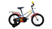 Велосипед METEOR 16  2019-2020, серо-голубой/желтый, RBKW0LNG1043 Forward  фото, kupilegko.ru