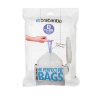 Мешки для мусора Brabantia PerfectFit, размер D 15-20л, 40шт  фото, kupilegko.ru