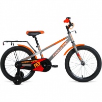 Велосипед METEOR 18  2019-2020, серо-голубой/оранжевый, RBKW0LNH1039 Forward  фото, kupilegko.ru