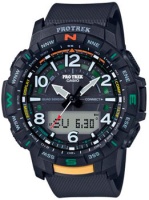 Смарт-часы, Японские наручные мужские часы Casio PRT-B50-1ER. Коллекция Pro-Trek  фото, kupilegko.ru