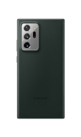 Чехол-крышка Samsung VN985LGEGRU для Note 20 Ultra, кожа, зеленый  фото, kupilegko.ru