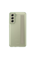 Чехол-крышка Samsung EF-XG990CMEGRU для Galaxy S21 FE с ремешком, оливковый  фото, kupilegko.ru