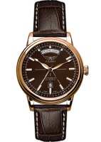 Швейцарские наручные мужские часы Aviator V.3.20.2.226.4. Коллекция Douglas Day-Date  фото, kupilegko.ru