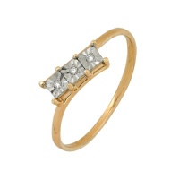 Золотое кольцо, золото, бриллиант, A1007101718  фото, kupilegko.ru